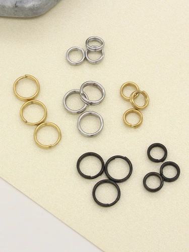 Аксессуар, колечки для украшений и бижутерии ручной работы из нержавеющей стали, DIY