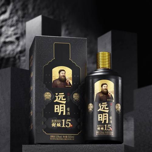 【三箱十八瓶】远明酱酒金质封坛15远明老酒金质封坛15 3箱*18瓶