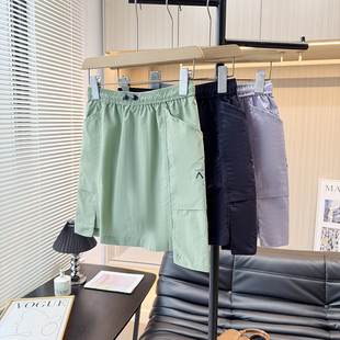 短裙裤 高腰a字运动裙显瘦美式 半身裙女春秋2026新款 户外速干工装