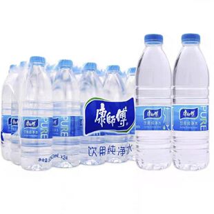 康师傅矿泉水包装水饮用纯净水550ml*24瓶装