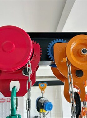 手拉/推跑车桃型0.5/1/2/3/5T吨单轨道行车工字钢滑车手推小跑车