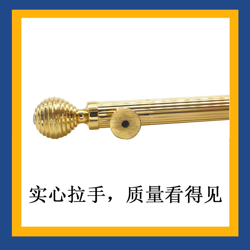 004-1706柜门把手轻奢抽屉金色镶钻加长欧式厨柜水晶拉手美式拉手