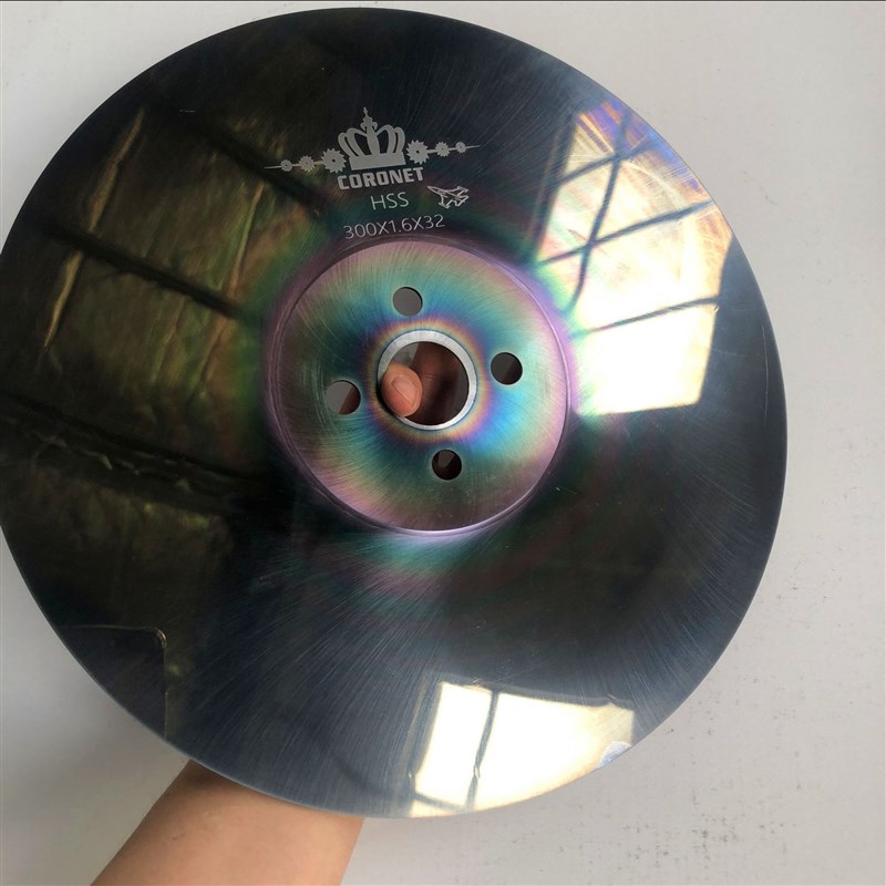 高速钢锯片 275/300/315CORONET皇冠金属圆锯片 无毛刺切钢管锯片