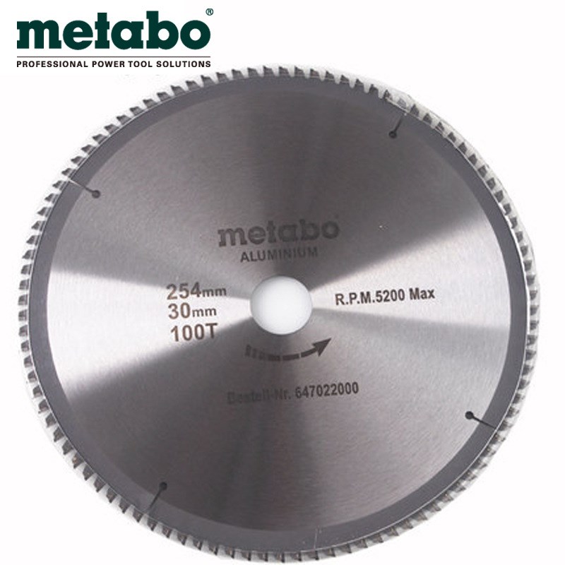 Metabo介铝机斜切锯台锯 铝合金/木工锯片