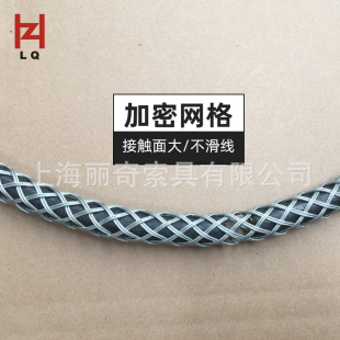 丽奇厂家钢绳套钢丝绳柄 rb型电缆网套 旧线换新线导线连接器