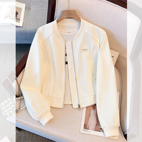 超火薄款圆领棒球服外套短款夹克