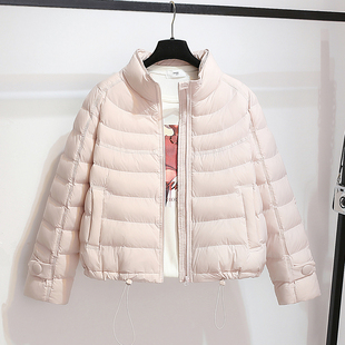 石墨烯云绒立领排骨羽绒棉服外套加厚女2025冬新款独特超好看棉衣