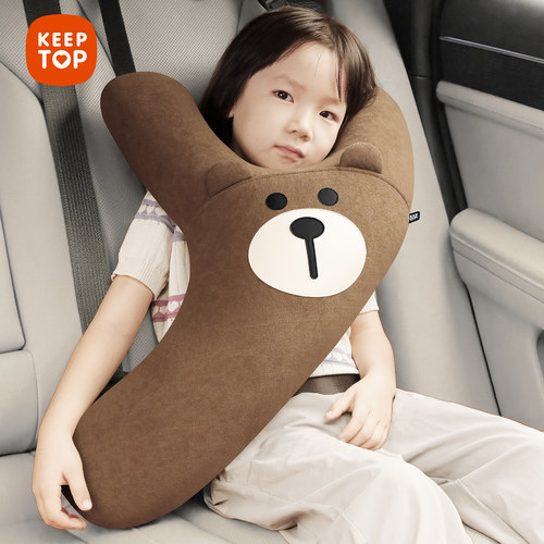 儿童汽车抱枕防勒脖护颈靠枕