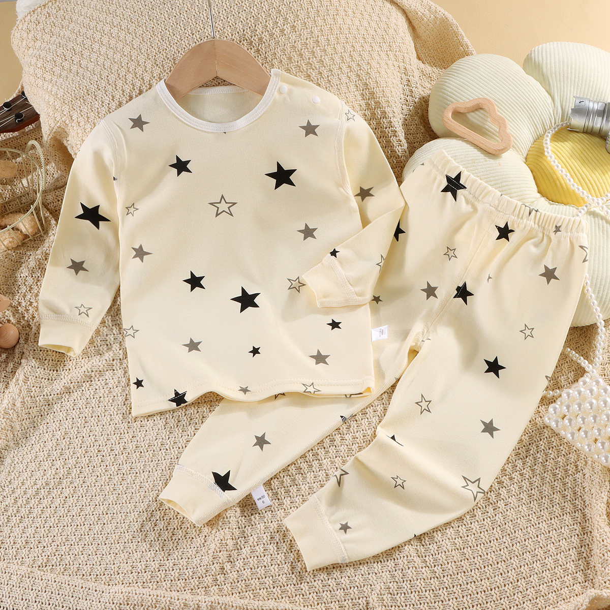 无骨低领纯棉套装秋衣秋裤宝宝打底内衣男童女童家居服睡衣春秋款,童装/婴儿装/亲子装,家居服套装,淘宝优惠券,粉丝福利购,淘宝优惠卷