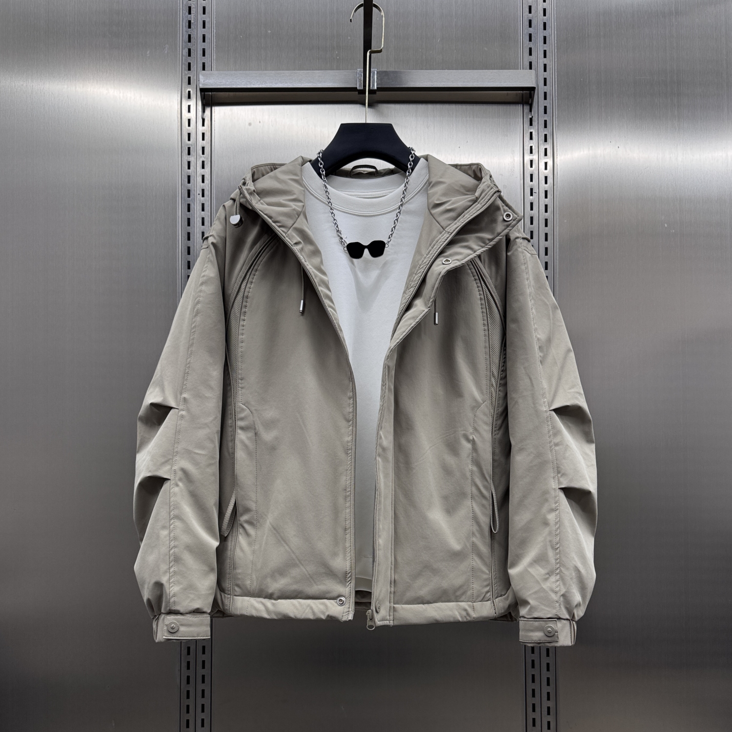 2025新款连帽休闲二棉夹克外套男