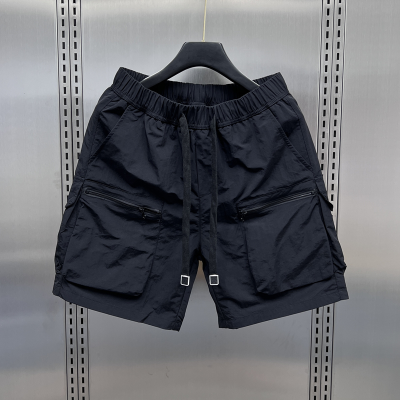 夏季速干多口袋薄款纯色宽松直筒工装短裤男士休闲运动潮牌五分裤,男装,休闲裤,淘宝优惠券,粉丝福利购,淘宝优惠卷
