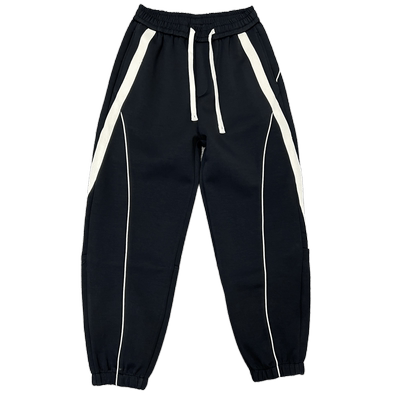 高街裤子男春秋款宽松条纹休闲裤