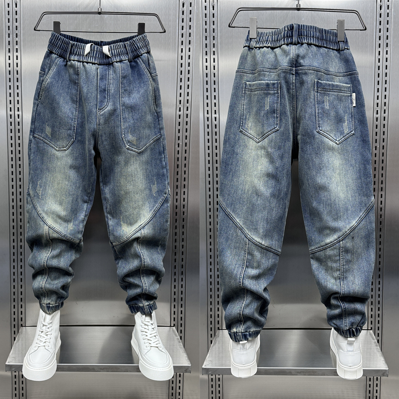 秋冬2023新款牛仔裤男