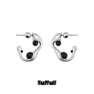 fluffulf·细胞絮语系列·爱心细胞体三球生长耳钉