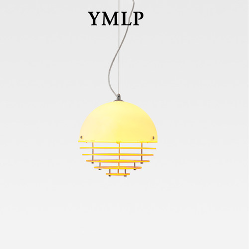 复古玻璃日落餐厅吊灯