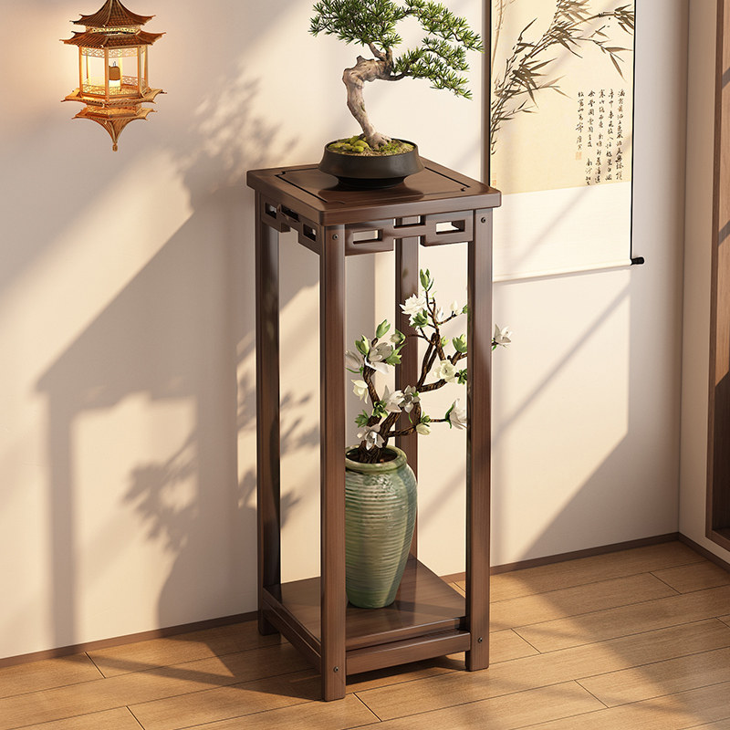 中式花架阳台花架置物架花台花架子花盆架客厅落地式花台架收纳架,住宅家具,花架/花几,淘宝优惠券,粉丝福利购,淘宝优惠卷