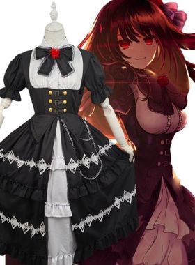 万圣节服装约会大作战时崎狂coscosplay服装洋装灵装万圣节公主裙