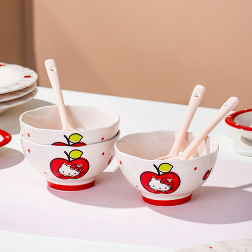HelloKitty米饭碗陶瓷家用