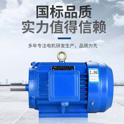 三相电动机Y100L1-4 2.2KW YE3L-10032-4 /1.5KW全铜国标电机380V