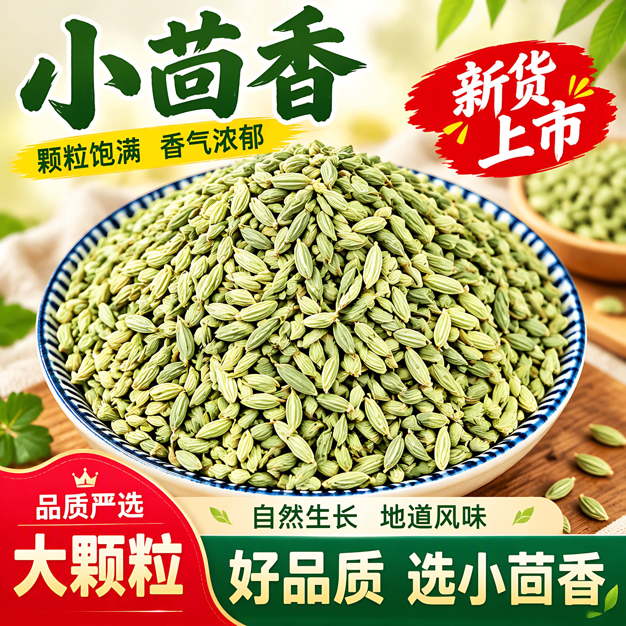 小茴香香料川菜官方旗舰店调料炖羊肉甘肃优质小茴香八角调味品