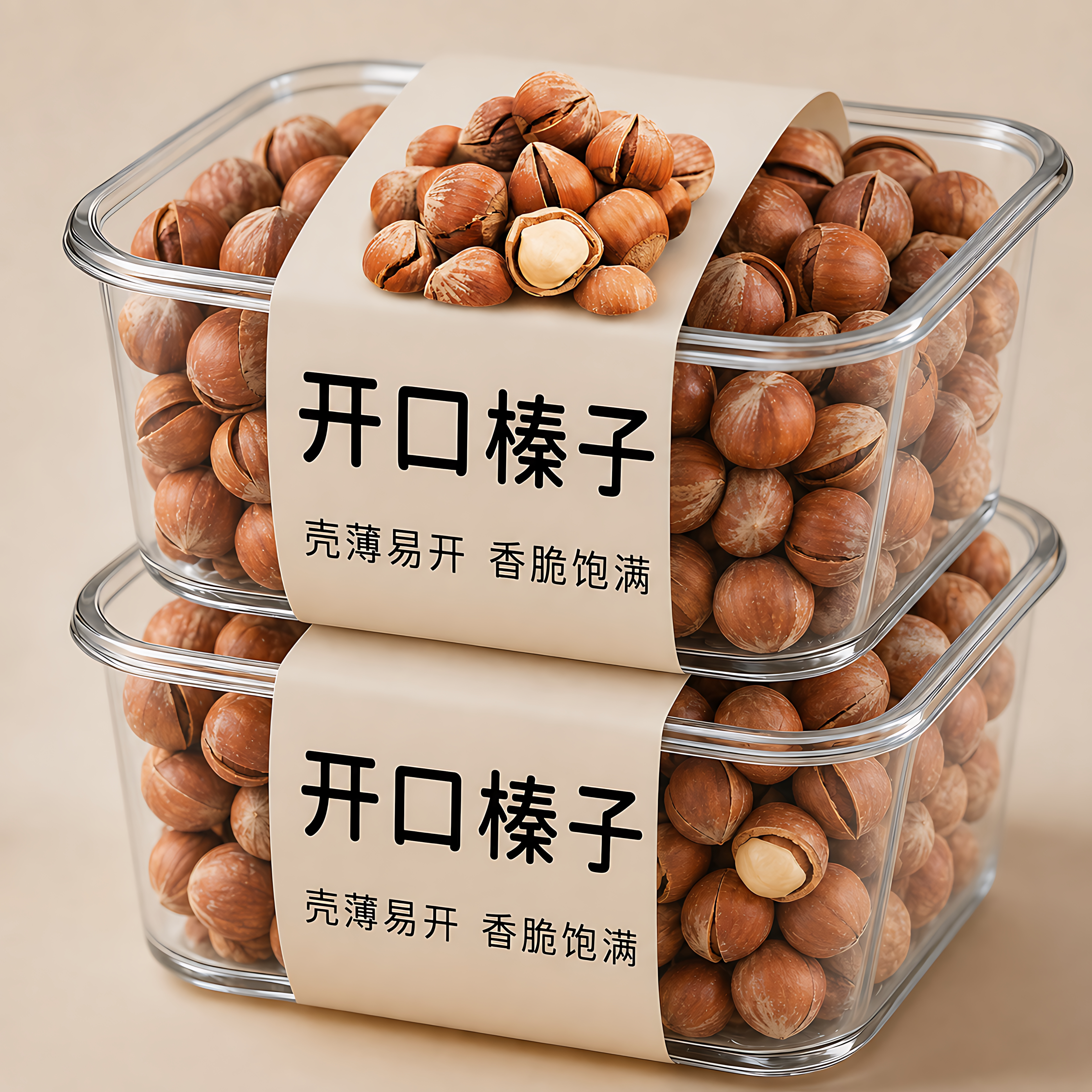 榛子东北特产新鲜开口大榛子官方旗舰店坚果原味无添加2026年新货