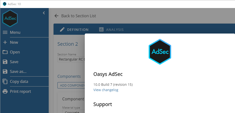 Oasys AdSec 10.0结构受荷截面承载力分析软件免锁