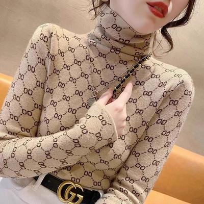 高领毛衣女内搭秋冬洋气2025年秋装新款爆款显瘦打底衫女士上衣