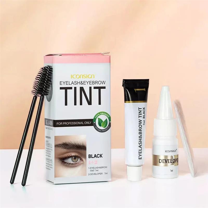 Eyelash Eyebrow Dye Tint Kit Fast Tint Brow Dye Gel Eyebrow