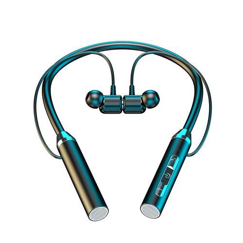 Wireless Headphones Bluetooth 5.0 Neckband Earphones Silicon