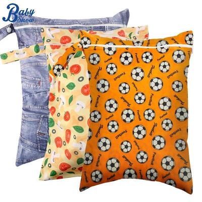 Wet Bag 30x40cm Washable Reusable Cloth Diaper Wet Nappy Bag