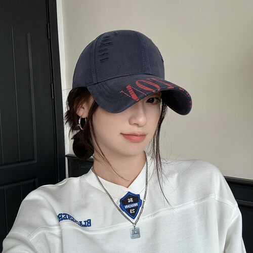 YO桔子服饰新款加宽帽檐棒球帽男女户外遮阳显脸小大头围潮鸭舌帽