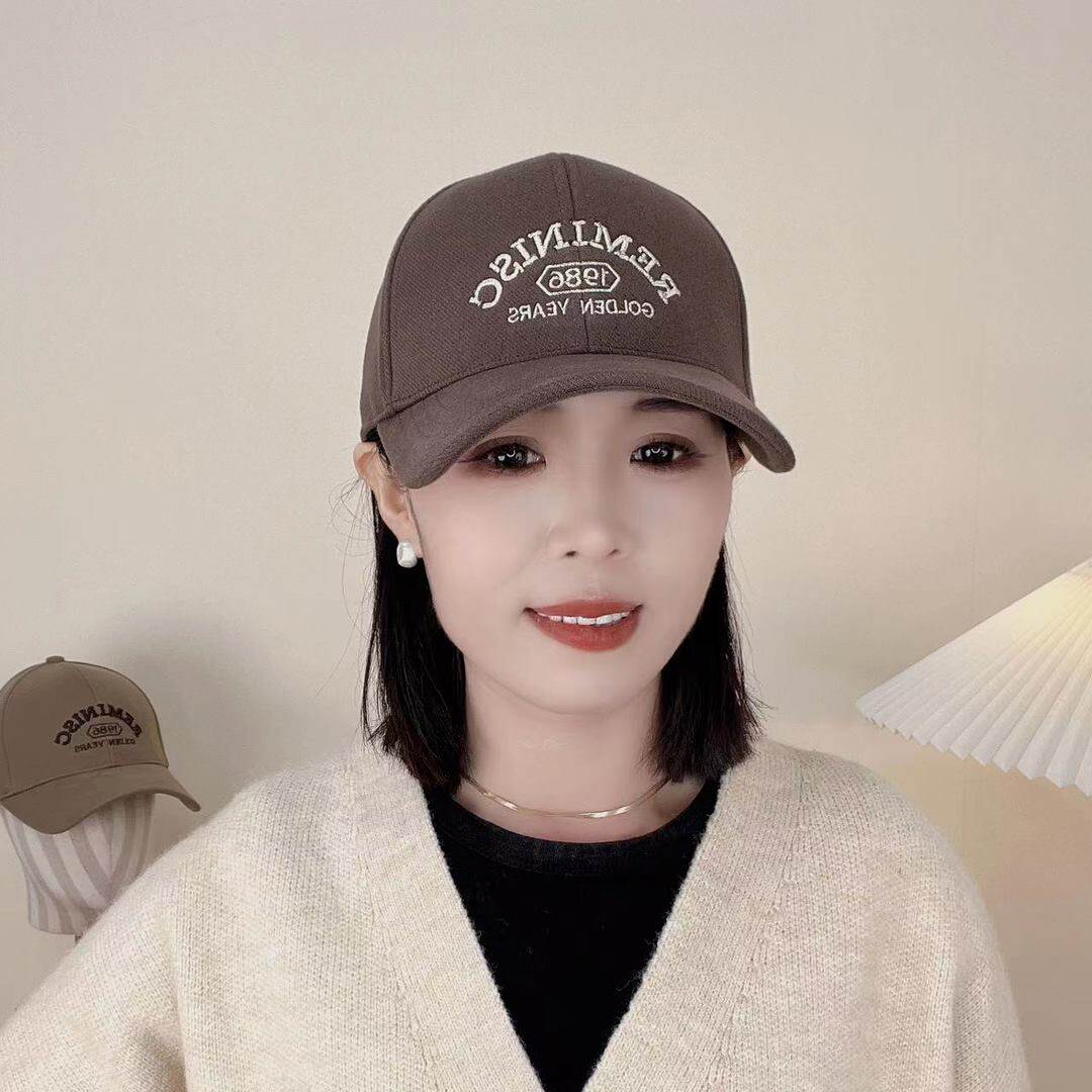 潮优优服饰配件斜纹呢棒球帽