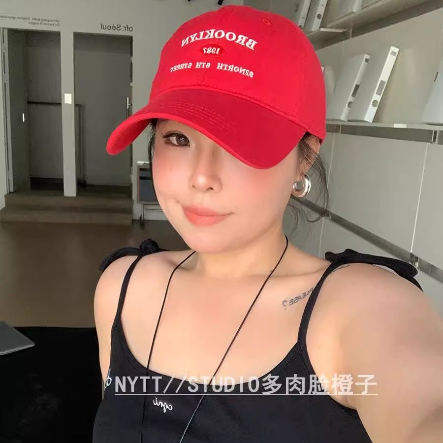多肉脸橙子家54-64大头围2025夏季新款棒球帽显脸小宽帽檐鸭舌帽