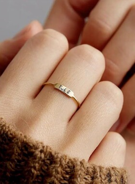 欧美跨境Fuckit戒指女士