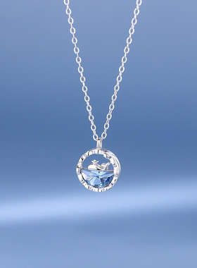 鲸生有你项链女夏季清新