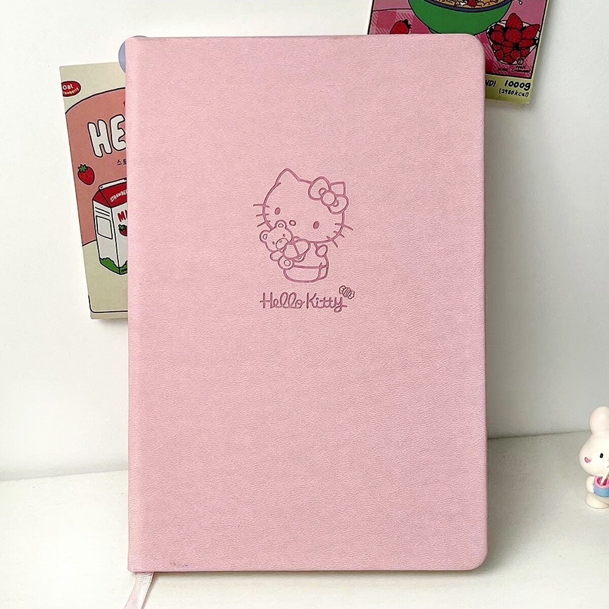 可爱粉色Kitty猫A5笔记本