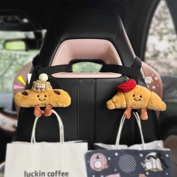 零跑t03汽车挂钩c11/c10/c16车载座椅背后排多功能挂勾可爱卡通