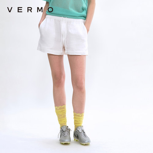 VERMO纯亚麻轻松短裤