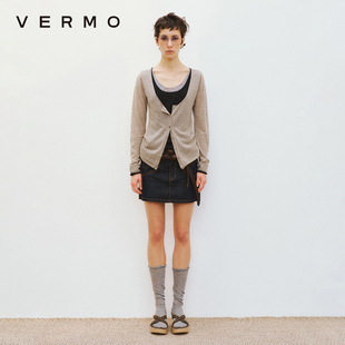 易护理假两件春夏羊毛针织衫 柔软舒展 上衣 自由遐思 VERMO