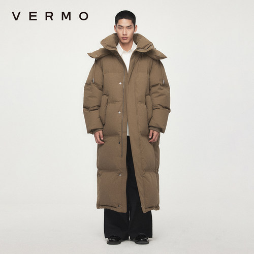 重磅宽松羽绒服连帽外套