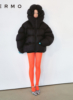 VERMO X RRR 烂漫大红堡* 轻盈保暖趣味圆形廓形轮胎人羽绒服外套