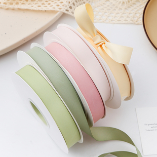 1/2cm纯色消光棉带丝带鲜花束缎带烘焙蛋糕礼盒彩带打包装饰绑带