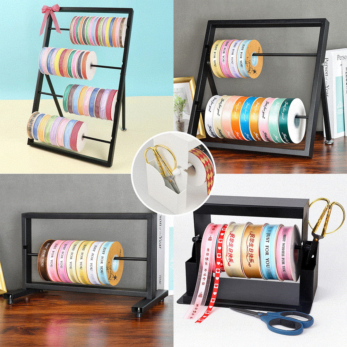 蛋糕鲜花水果店丝带收纳架缎带架子收纳盒彩带资材料展架铁艺挂墙,鲜花速递/花卉仿真/绿植园艺,花艺材料,淘宝优惠券,粉丝福利购,淘宝优惠卷