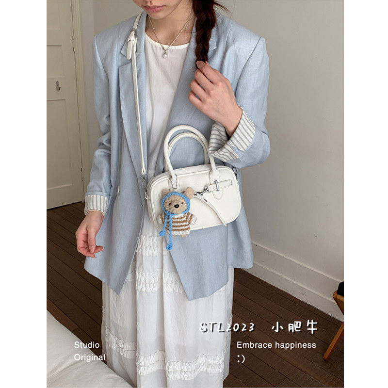 高级感小众保龄球包包女2026新款春夏百搭斜挎包时尚逛街手机包