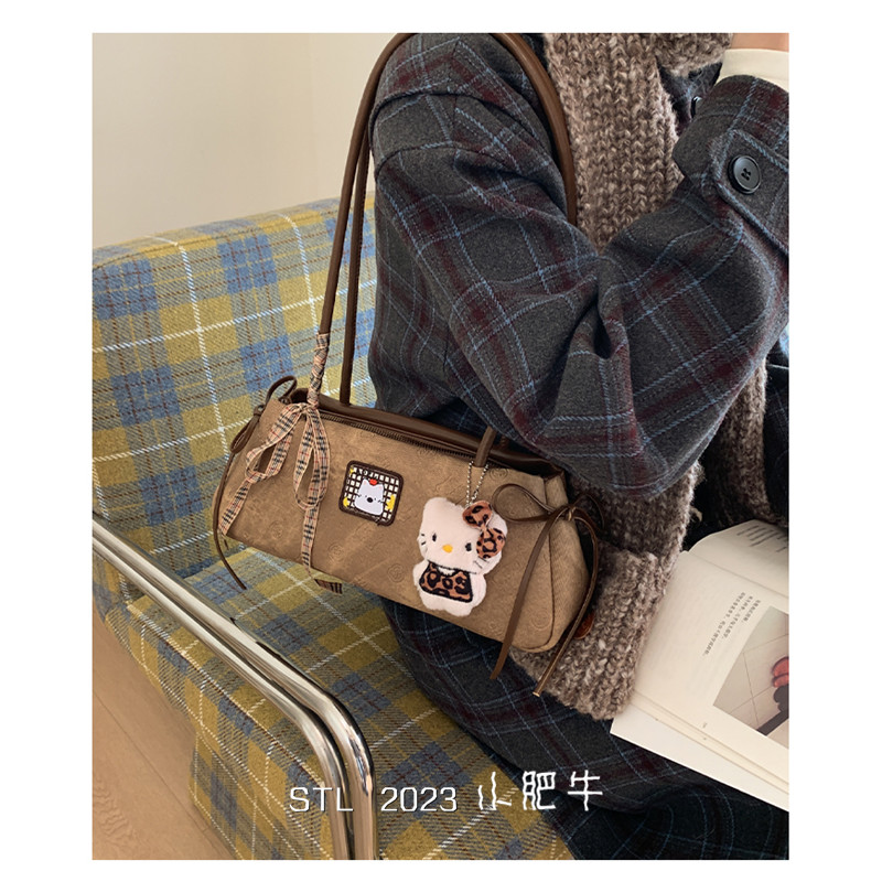 单肩法棍包高级感手提包