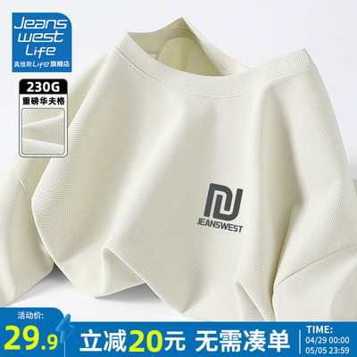 t恤男短袖夏季JEANSWESTLIFE