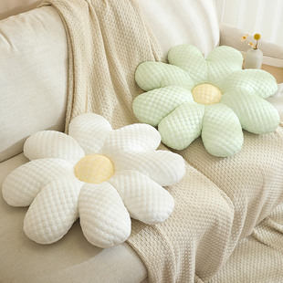 夏季冰丝花朵花瓣坐垫办公室椅子垫软屁垫客厅地上蒲团沙发靠垫女