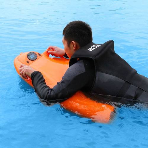 智能电动浮板冲浪板游泳器双电机动力滑板水上推进器游泳运动趴板