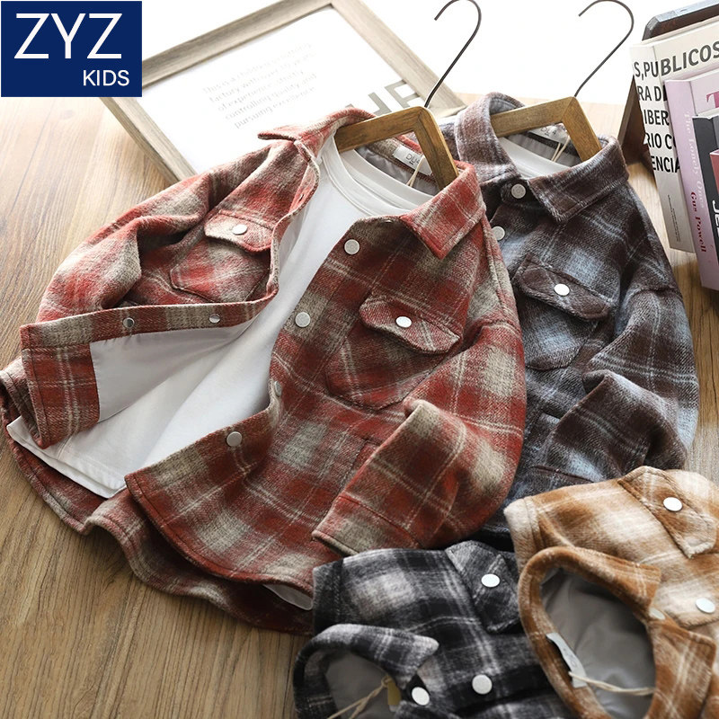 男童春秋洋气衬衫外套2026新款中大童儿童酷帅翻领童装运动上衣潮