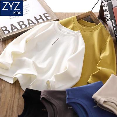 男童加厚保暖磨毛内搭德绒打底衫